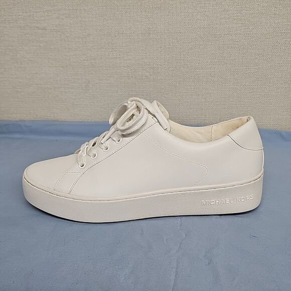 MICHAEL KORS POPPY LEATHER SNEAKERS BFPM-06-218 - Picture 7 of 12